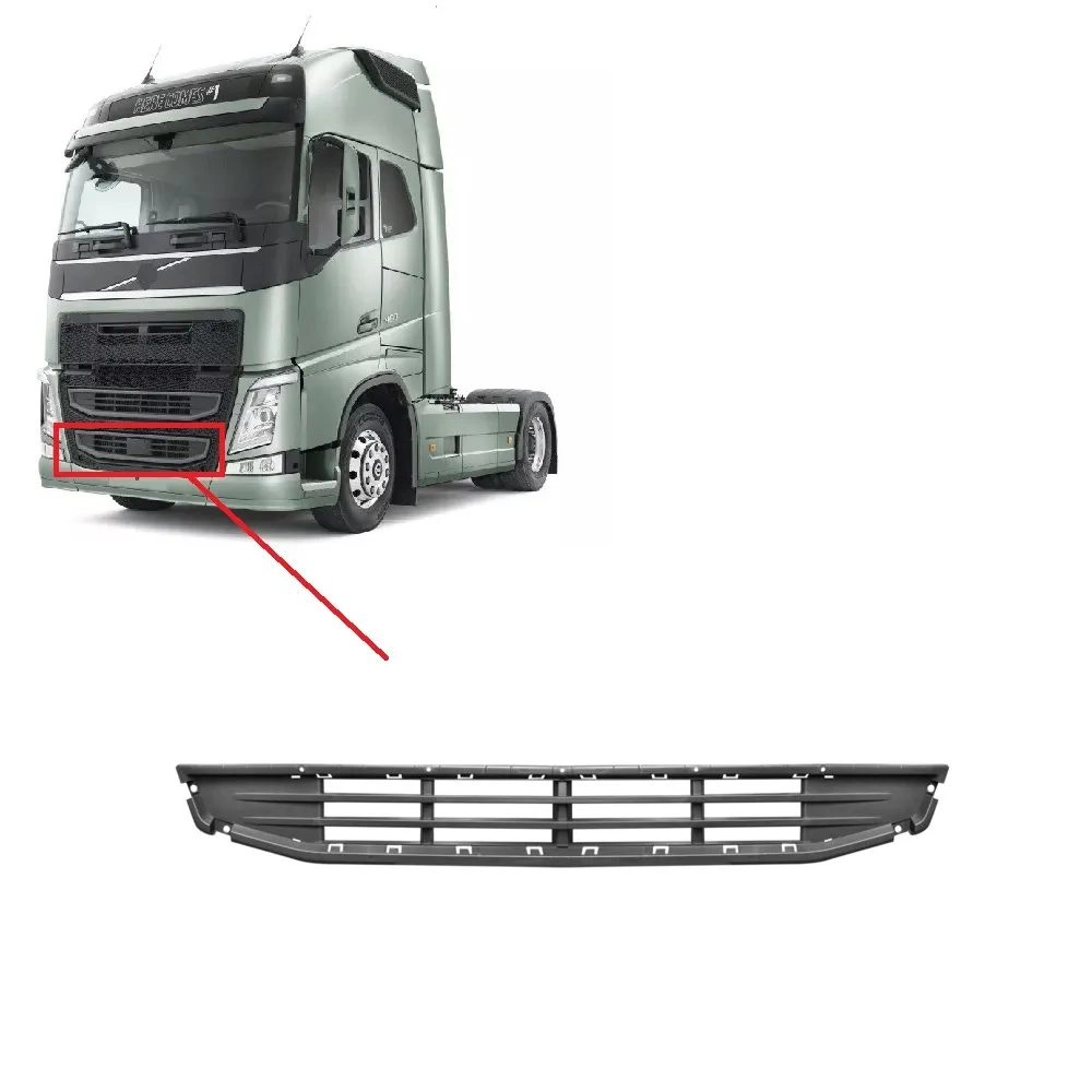 MOLDURA GRADE FRONTAL INFERIOR PLASTICO VOLVO FH14 2016
